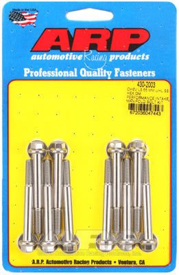 430-2003, ARP 430-2003 Intake Manifold Bolt Kit for Chevrolet LS. GM Performance Intake. 55mm UHL. ARP Stainless. hex in UAE, Dubai. Condition - new. Price 320 AED. Photo, seller contacts | AUTO.AE