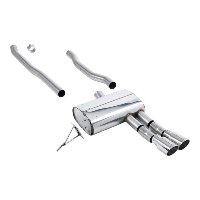 SSXM482, MILLTEK SSXM482 Cat-Back Exhaust, 2.75" (Polished Tips) for MINI Cooper S (F55) 2014– in UAE, Dubai. Condition - new. Price 7,240 AED. Photo, seller contacts | AUTO.AE