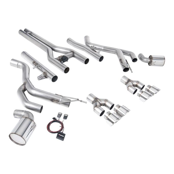 SSXDOD101, MILLTEK SSXDOD101 Front Pipe-Back Exhaust, 3" (Polished GT-100 Tips) for DODGE Challenger SRT Hellcat 2015-2022 in UAE, Dubai. Condition - new. Price 22,310 AED. Photo, seller contacts | AUTO.AE