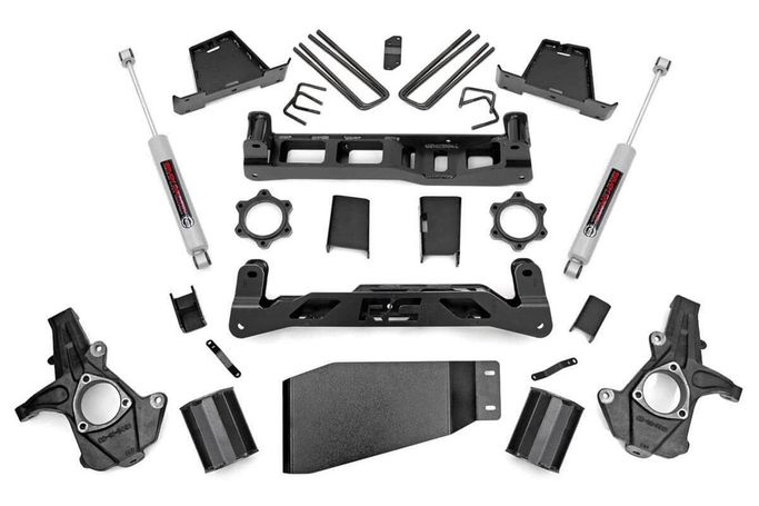 ROU-26430, Rough Country N3 Suspension Lift Kits for 2007-2013 SIERRA 1500 - 26430 в ОАЭ, Дубай. Состояние - новое. Цена ⁦4 780 AED⁩. Фото, контакты продавца | AUTO.AE