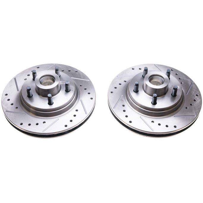 PWR-AR-8118XPR, PowerStop Evolution Drilled and Slotted Rotors for 1982-1984 CONTINENTAL, 1984 MARK VII, 1984-1986 MUSTANG - AR8118XPR в ОАЭ, Дубай. Состояние - новое. Цена ⁦910 AED⁩. Фото, контакты продавца | AUTO.AE