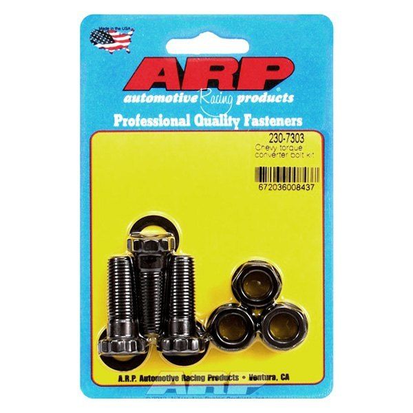 230-7303, ARP 230-7303 Torque Converter Bolt Kit for CHEVROLET. Powerglide. TH350 & TH400. w/ race converter. 1/2? thick tabs в ОАЭ, Дубай. Состояние - новое. Цена ⁦200 AED⁩. Фото, контакты продавца | AUTO.AE
