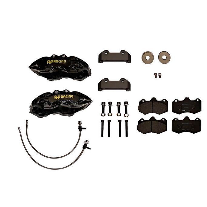 CP5108-1003, AP RACING CP5108-1003 Brake Kit, Rear (4-Piston Black Caliper) for MITSUBISHI Lancer Evo 7 / 8 / 9 в ОАЭ, Дубай. Состояние - новое. Цена ⁦13 100 AED⁩. Фото, контакты продавца | AUTO.AE