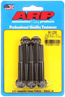 641-2250, ARP 641-2250 SAE Bolt Kit 5/16-18 x 2.250 12pt black oxide bolts في الإمارات العربية المتحدة, دبي. Condition - new. Price 210 AED. Photo, seller contacts | AUTO.AE
