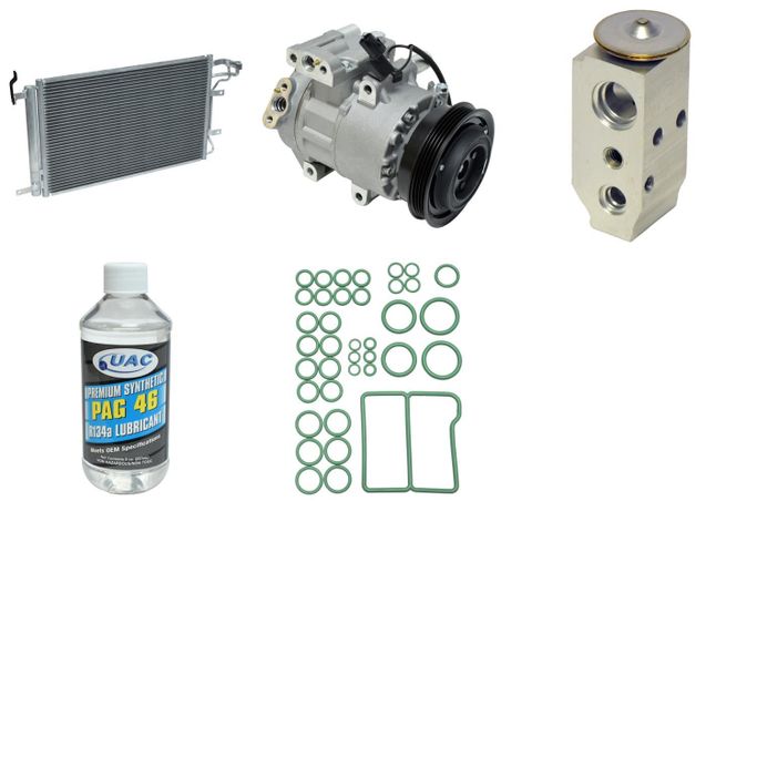 UAC-KT4990A, Universal Air Conditioner Compressor Kits for 2007-2009 SPECTRA, SPECTRA5 - KT 4990A في الإمارات العربية المتحدة, دبي. Condition - new. Price 1,330 AED. Photo, seller contacts | AUTO.AE