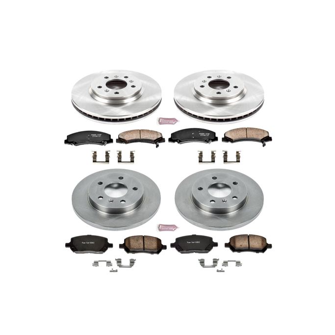 PWR-KOE5504, PowerStop Z17 Evolution Plus Stock Replacement Brake Kits for 2011-2013 IMPALA, 2014-2016 IMPALA LIMITED - KOE5504 в ОАЭ, Дубай. Состояние - новое. Цена 1 220 AED. Фото, контакты продавца | AUTO.AE