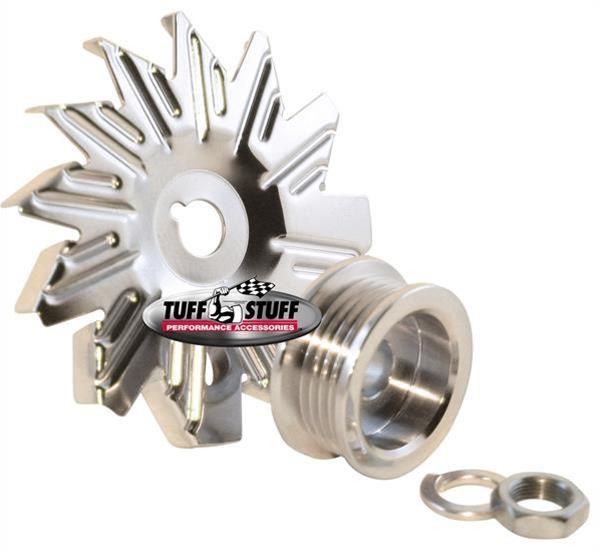 TFF-7600C, Tuff Stuff Performance Chrome Alternator Fan and Pulley Sets 7600C в ОАЭ, Дубай. Состояние - новое. Цена 190 AED. Фото, контакты продавца | AUTO.AE