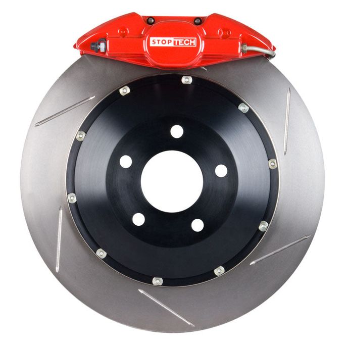 83.841.002G.71, STOPTECH 83.841.002G.71 Rear Big Brake Kit (345x28 mm Slotted / ST-22 Red) for SUBARU WRX (GH) 2007-2012 في الإمارات العربية المتحدة, دبي. Condition - new. Price ⁦13,830 AED⁩. Photo, seller contacts | AUTO.AE
