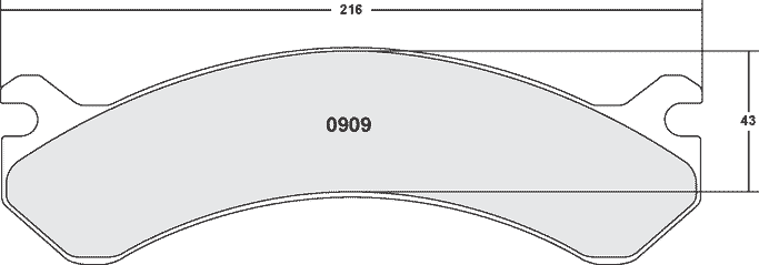 0909.22, PFC 0909.22 Rear Brake Pads Z-RATED for CHEVROLET Silverado 3500 2001-2010 في الإمارات العربية المتحدة, دبي. Condition - new. Price ⁦740 AED⁩. Photo, seller contacts | AUTO.AE