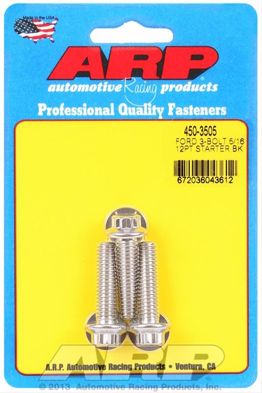 ARP-450-3505, ARP Starter Bolt Kits 450-3505 в ОАЭ, Дубай. Состояние - новое. Цена 60 AED. Фото, контакты продавца | AUTO.AE