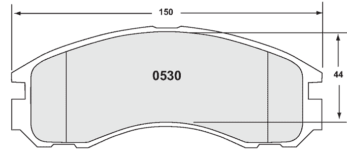 0530.22, PFC 0530.22 Front Brake Pads Z-RATED for MITSUBISHI Evo 4/6/8/9 in UAE, Dubai. Condition - new. Price ⁦410 AED⁩. Photo, seller contacts | AUTO.AE