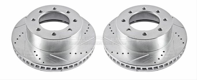 PWR-AR-8771XPR, PowerStop Evolution Drilled and Slotted Rotors for 2003-2008 RAM 3500, RAM 2500, 2006-2008 RAM 1500 - AR8771XPR in UAE, Dubai. Condition - new. Price 1,620 AED. Photo, seller contacts | AUTO.AE