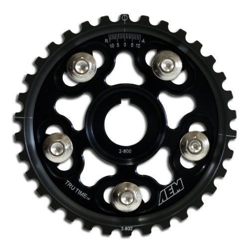 23-802BK, AEM 23-802BK Tru-Time Adjustable Cam Gears for HONDA / ACURA B16 / B18 black in UAE, Dubai. Condition - new. Price 830 AED. Photo, seller contacts | AUTO.AE
