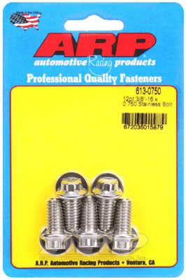 613-0750, ARP 613-0750 SAE Bolt Kit 3/8-16 x 0.750 12pt SS bolts في الإمارات العربية المتحدة, دبي. Condition - new. Price 200 AED. Photo, seller contacts | AUTO.AE