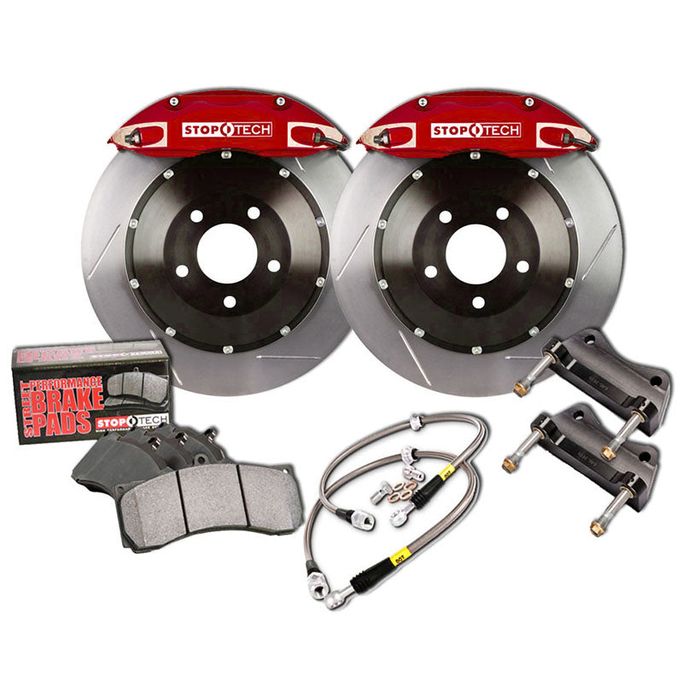 83.895.4700.71, STOPTECH 83.895.4700.71 BBK 2PC ROTOR FRONT SLOTTED 355X32/ST40 RED VW GOLF MK7 GTI '15 in UAE, Dubai. Condition - new. Price 15,850 AED. Photo, seller contacts | AUTO.AE