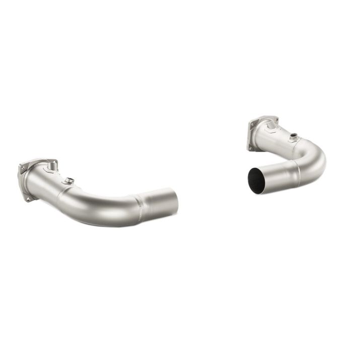L-PO991T/2, AKRAPOVIC L-PO991T/2 Link Pipe Set w/o Cat (Titanium) for PORSCHE 911 Turbo / Turbo S (991) 2014-2015 W/O Approval في الإمارات العربية المتحدة, دبي. Condition - new. Price ⁦11,670 AED⁩. Photo, seller contacts | AUTO.AE