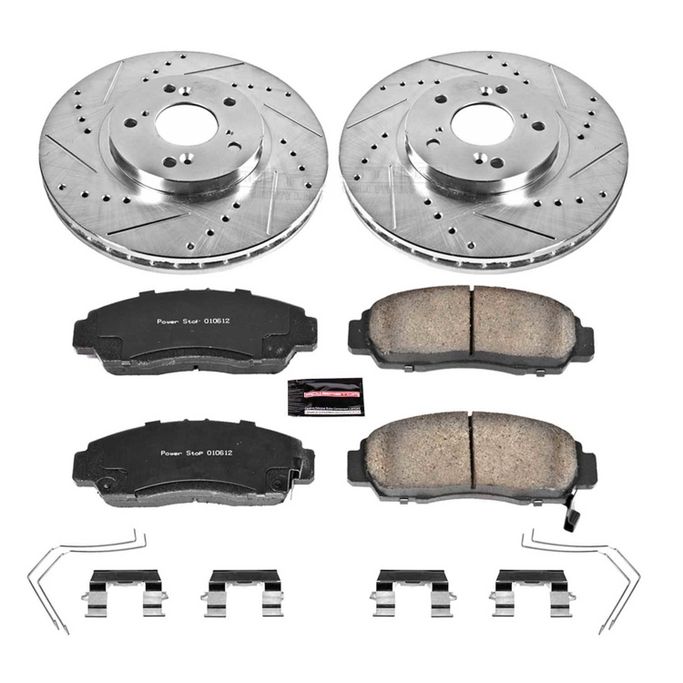 PWR-K5392, PowerStop Z23 Evolution Sport Brake Upgrade Kits for 2011-2012 ACCORD, 2011-2014 TSX - K5392 في الإمارات العربية المتحدة, دبي. Condition - new. Price ⁦990 AED⁩. Photo, seller contacts | AUTO.AE