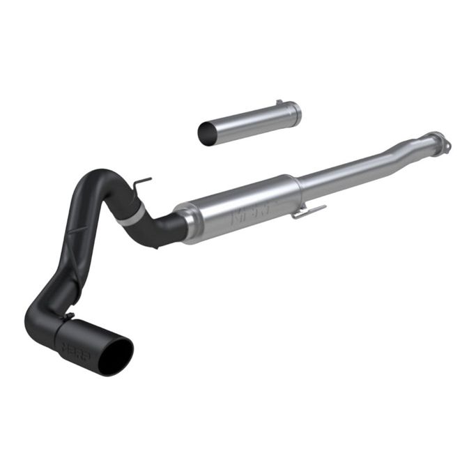 S5209BLK, MBRP S5209BLK Cat-Back 4" Armor BLK (Black-Coated Aluminized Steel / Single) for FORD F-150 2.7L / 3.5L / 5.0L 2021- في الإمارات العربية المتحدة, دبي. Condition - new. Price ⁦5,520 AED⁩. Photo, seller contacts | AUTO.AE