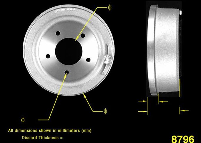 BEN-PDR0209, Bendix Brakes Global Brake Drums for 1968-1972 F-100 - PDR0209 в ОАЭ, Дубай. Состояние - новое. Цена ⁦380 AED⁩. Фото, контакты продавца | AUTO.AE
