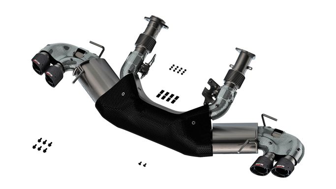 140841CF, BORLA 140841CF Exhaust System Cat-Back ATAK Brushed T-304 Stainless Steel for CHEVROLET Corvette Stingray 2020-2023 в ОАЭ, Дубай. Состояние - новое. Цена ⁦23 530 AED⁩. Фото, контакты продавца | AUTO.AE