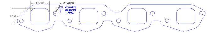 FOG-7031, Flatout Gaskets GPC Header Gaskets 7031 في الإمارات العربية المتحدة, دبي. Condition - new. Price 170 AED. Photo, seller contacts | AUTO.AE