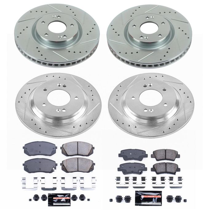 PWR-K7114, PowerStop Z23 Evolution Sport Brake Upgrade Kits for 2014-2016 CADENZA, 2015 SONATA - K7114 in UAE, Dubai. Condition - new. Price ⁦1,750 AED⁩. Photo, seller contacts | AUTO.AE