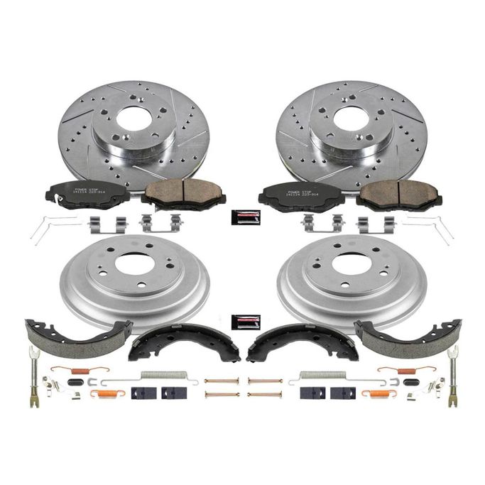 PWR-K15243DK, PowerStop Z23 Evolution Sport Disc and Drum Brake Upgrade Kits for 2013-2015 CIVIC - K15243DK в ОАЭ, Дубай. Состояние - новое. Цена 1 550 AED. Фото, контакты продавца | AUTO.AE