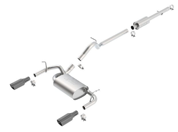 140459BC, BORLA 140459BC Cat Back Exhaust System WRANGLER 2012- 3.6L 4-doors Black Chrome Tips في الإمارات العربية المتحدة, دبي. Condition - new. Price 6,950 AED. Photo, seller contacts | AUTO.AE