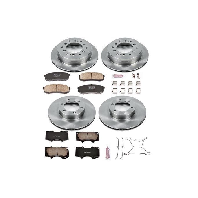 PWR-KOE2422, PowerStop Z17 Evolution Plus Stock Replacement Brake Kits for 2003-2009 4RUNNER, GX470 - KOE2422 في الإمارات العربية المتحدة, دبي. Condition - new. Price 1,370 AED. Photo, seller contacts | AUTO.AE
