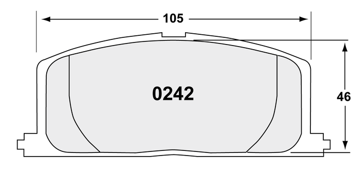 0242.22, PFC 0242.22 Brake pads Z-RATED front TOYOTA CELICA, COROLLA, MR2, PASEO في الإمارات العربية المتحدة, دبي. Condition - new. Price ⁦380 AED⁩. Photo, seller contacts | AUTO.AE