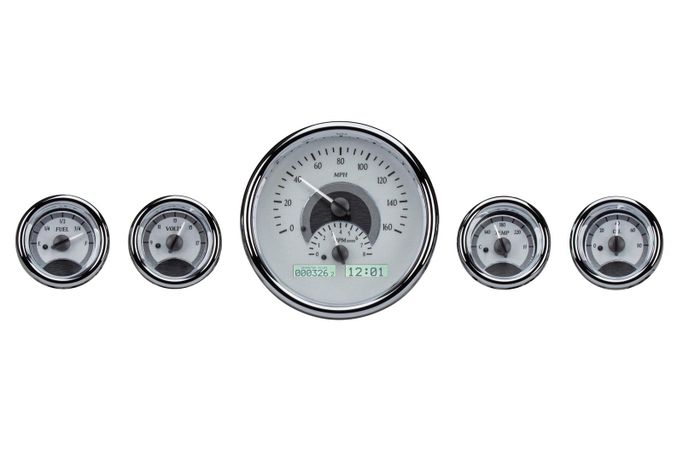 DAK-VHX-1015-S-W, Dakota Digital VHX Series Universal Round Analog Gauge Kits VHX-1015-S-W في الإمارات العربية المتحدة, دبي. Condition - new. Price ⁦4,520 AED⁩. Photo, seller contacts | AUTO.AE
