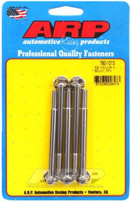 760-1013, ARP 760-1013 Metric Thread Bolt Kit M6 x 1.00 x 80 hex SS bolts في الإمارات العربية المتحدة, دبي. Condition - new. Price 240 AED. Photo, seller contacts | AUTO.AE
