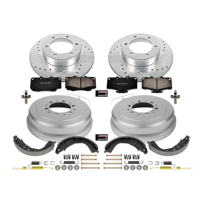 PWR-K15213DK, PowerStop Z23 Evolution Sport Disc and Drum Brake Upgrade Kits for 2001-2002 4RUNNER, 2004 TACOMA - K15213DK in UAE, Dubai. Condition - new. Price 1,870 AED. Photo, seller contacts | AUTO.AE