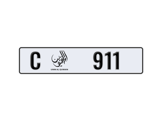 لوحة السيارة C 911 للبيع في في دبي. 3-رقما – سيارة خاصة | AUTO.AE | إعلان #249651