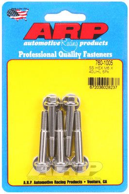760-1005, ARP 760-1005 Metric Thread Bolt Kit M6 x 1.00 x 40 hex SS bolts в ОАЭ, Дубай. Состояние - новое. Цена 230 AED. Фото, контакты продавца | AUTO.AE