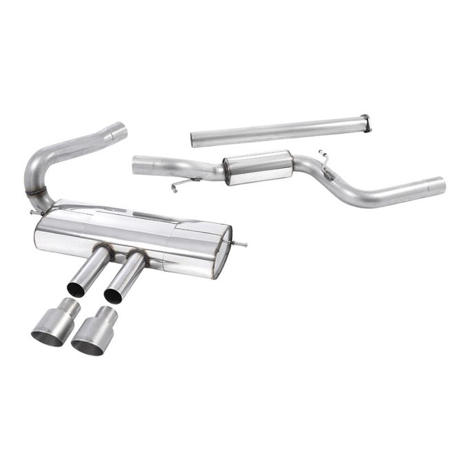 SSXFD124, MILLTEK SSXFD124 Cat-Back Exhaust, 3'' (Dual GT-100 Titanium Tips) for FORD Focus ST Estate / Sedan / Limosine 2012-2018 in UAE, Dubai. Condition - new. Price ⁦7,610 AED⁩. Photo, seller contacts | AUTO.AE