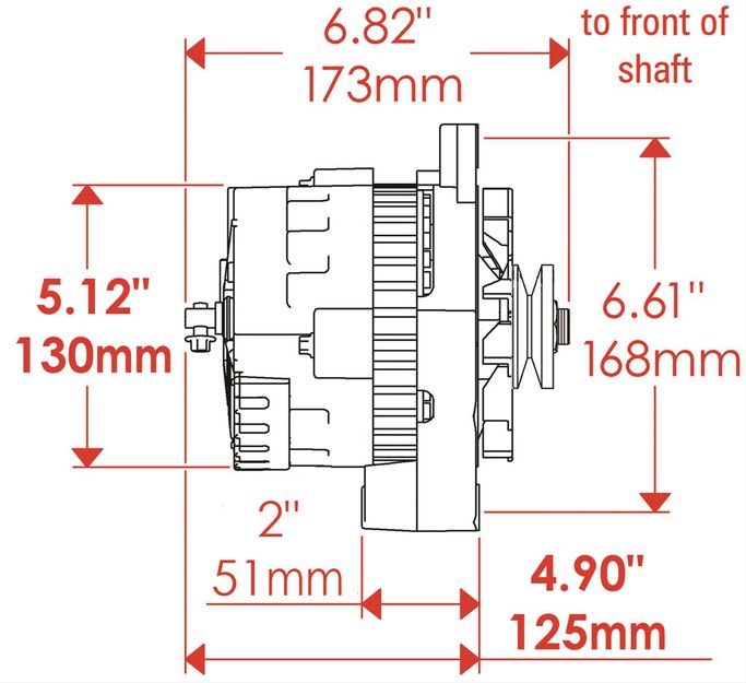PWM-8012, Powermaster Race Alternators 8012 في الإمارات العربية المتحدة, دبي. Condition - new. Price 850 AED. Photo, seller contacts | AUTO.AE