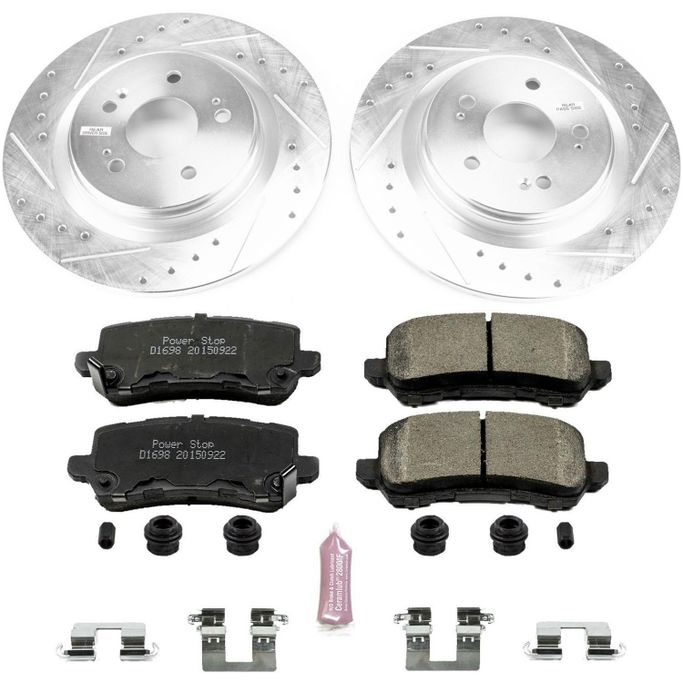 PWR-K7903, PowerStop Z23 Evolution Sport Brake Upgrade Kits for 2018-2020 ODYSSEY - K7903 في الإمارات العربية المتحدة, دبي. Condition - new. Price 950 AED. Photo, seller contacts | AUTO.AE