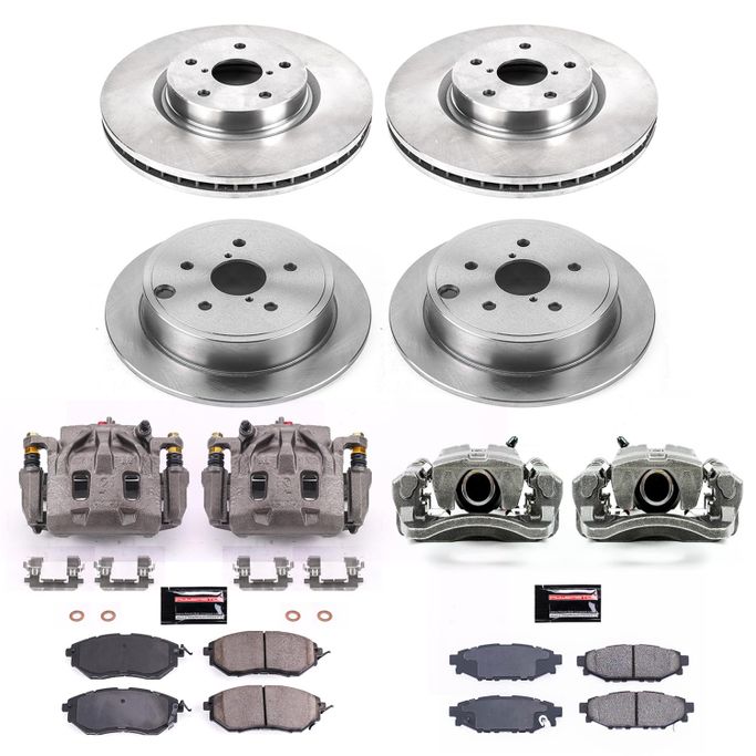 PWR-KCOE6932, PowerStop Z17 Evolution Plus Stock Replacement Brake Kits with Calipers for 2015-2020 WRX - KCOE6932 في الإمارات العربية المتحدة, دبي. Condition - new. Price 2,640 AED. Photo, seller contacts | AUTO.AE