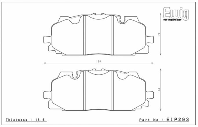 EIP293MX72, ENDLESS EIP293MX72 Front brake pads AUDI S4, SQ7 in UAE, Dubai. Condition - new. Price 1,540 AED. Photo, seller contacts | AUTO.AE