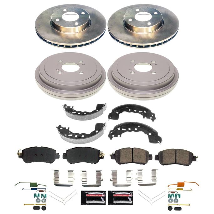 PWR-KOE15503DK, PowerStop Autospecialty Stock Replacement Disc and Drum Brake Kits for 2018-2024 KICKS, 2020-2024 VERSA - KOE15503DK in UAE, Dubai. Condition - new. Price ⁦1,090 AED⁩. Photo, seller contacts | AUTO.AE
