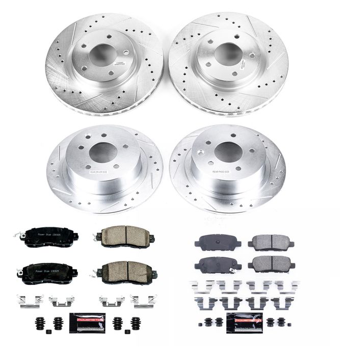 PWR-K6495, PowerStop Z23 Evolution Sport Brake Upgrade Kits for 2013-2024 ALTIMA - K6495 في الإمارات العربية المتحدة, دبي. Condition - new. Price 1,610 AED. Photo, seller contacts | AUTO.AE