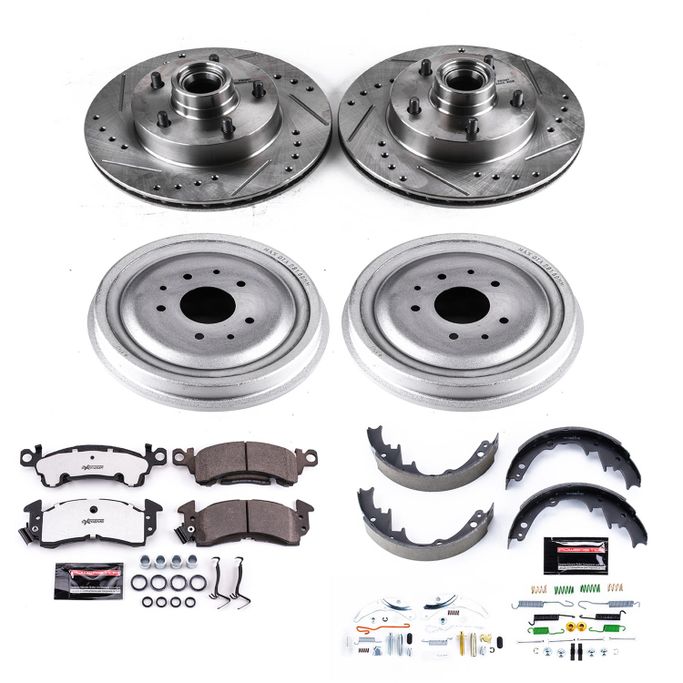PWR-K15028DK-26, PowerStop Z26 Street Warrior Disc and Drum Brake Upgrade Kits for 1971 G10 VAN, G15/G1500 VAN - K15028DK-26 в ОАЭ, Дубай. Состояние - новое. Цена ⁦2 390 AED⁩. Фото, контакты продавца | AUTO.AE