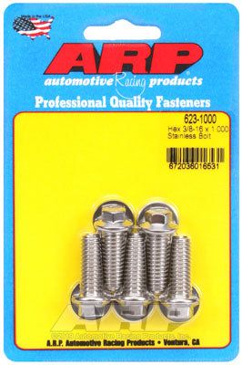 623-1000, ARP 623-1000 SAE Bolt Kit 3/8-16 x 1.000 hex SS bolts в ОАЭ, Дубай. Состояние - новое. Цена 200 AED. Фото, контакты продавца | AUTO.AE