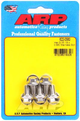 622-0560, ARP 622-0560 SAE Bolt Kit 5/16-18 x 0.560 hex SS bolts في الإمارات العربية المتحدة, دبي. Condition - new. Price 190 AED. Photo, seller contacts | AUTO.AE