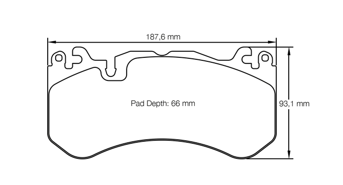 8238-RSL29, PAGID 8238-RSL29 Front brake pads RSL29 MERCEDES-Benz AMG GTS (disc Ø 390mm) в ОАЭ, Дубай. Состояние - новое. Цена ⁦3 490 AED⁩. Фото, контакты продавца | AUTO.AE