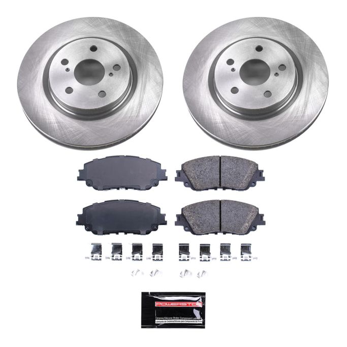 PWR-SC7895, PowerStop Z17 Evolution Plus Semi-Coated Rotor Brake Kits SC7895 в ОАЭ, Дубай. Состояние - новое. Цена 710 AED. Фото, контакты продавца | AUTO.AE