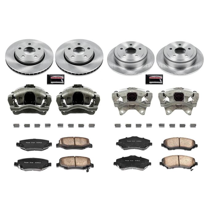 PWR-KCOE2798, PowerStop Z17 Evolution Plus Stock Replacement Brake Kits with Calipers for 2007-2017 WRANGLER, 2018 WRANGLER JK - KCOE2798 في الإمارات العربية المتحدة, دبي. Condition - new. Price 2,690 AED. Photo, seller contacts | AUTO.AE