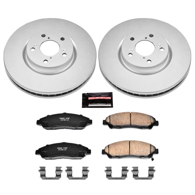 PWR-CRK5370, PowerStop Z17 Evolution Plus GEOMET Coated Brake Kits CRK5370 в ОАЭ, Дубай. Состояние - новое. Цена 1 040 AED. Фото, контакты продавца | AUTO.AE