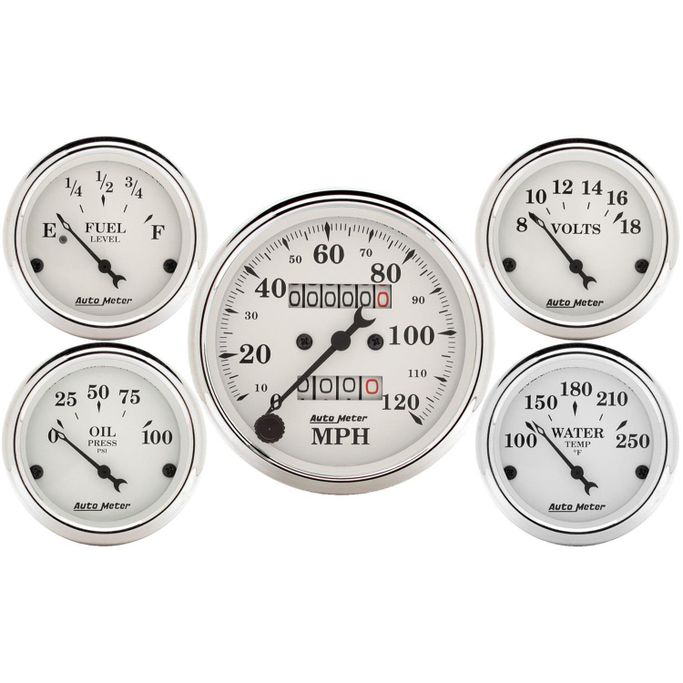 ATM-1601, AutoMeter Old Tyme White Series Analog Gauge Kits 1601 في الإمارات العربية المتحدة, دبي. Condition - new. Price ⁦1,830 AED⁩. Photo, seller contacts | AUTO.AE